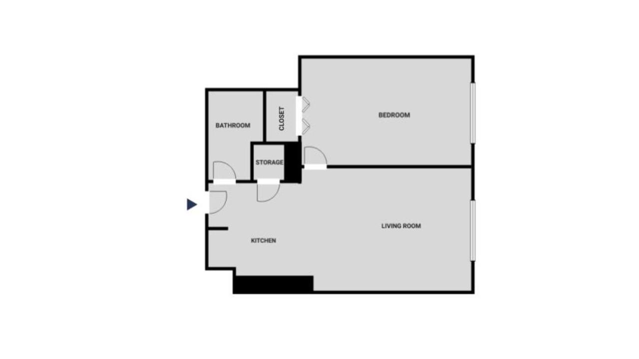 Apartment Uws 1br W Gym Doorman Nr Park Nyc-1100 New York