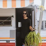 80S Surf Camper In Rockaway Beach