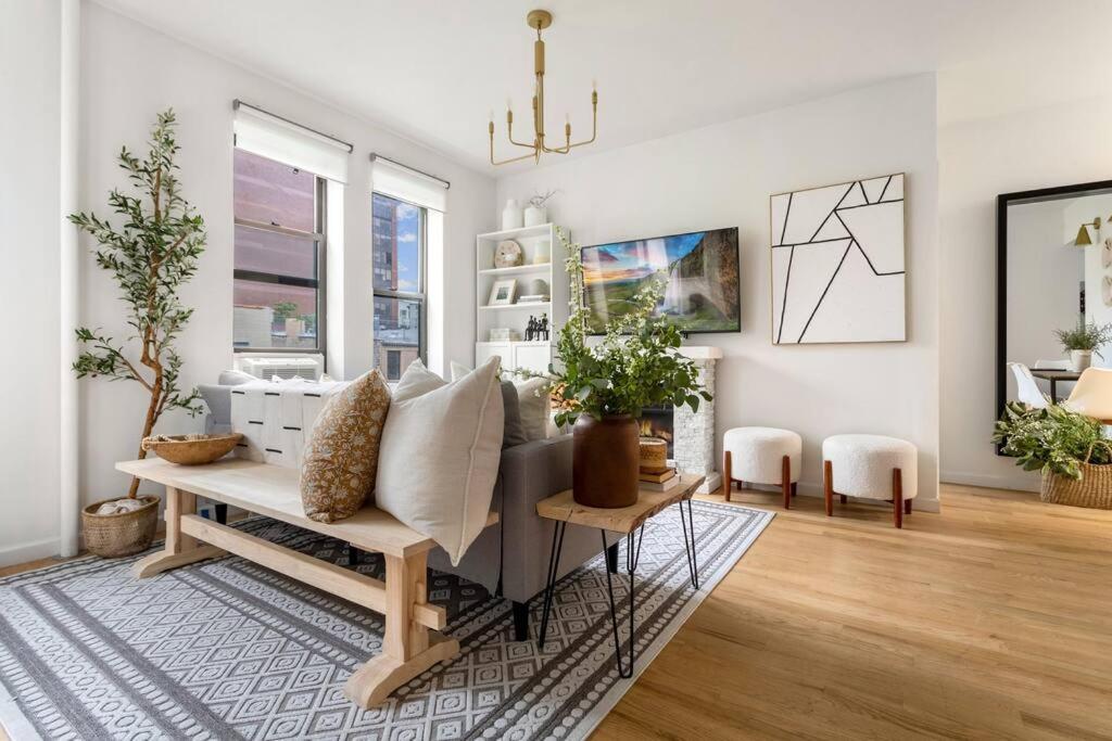 Apartamento Bright Designer In Historic Harlem Nova York