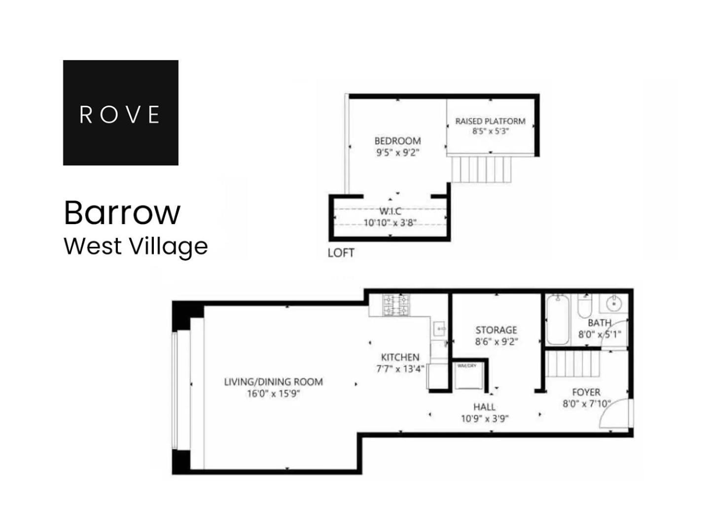 Apartamento Barrow By Rove Travel 1br Loft With Shared Roof